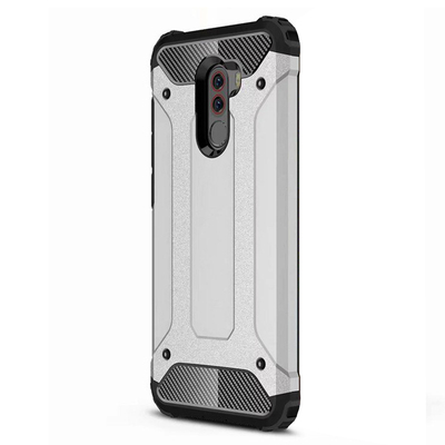 CaseUp Xiaomi Pocophone F1 Kılıf Tank Gri