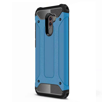 CaseUp Xiaomi Pocophone F1 Kılıf Tank Mavi