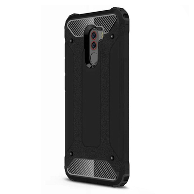 CaseUp Xiaomi Pocophone F1 Kılıf Tank Siyah