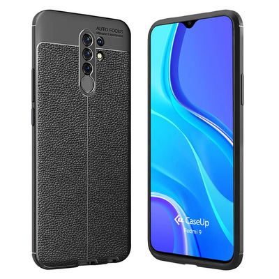 CaseUp Xiaomi Redmi 9 Kılıf Niss Silikon Siyah