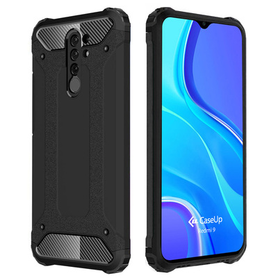 CaseUp Xiaomi Redmi 9 Kılıf Tank Siyah