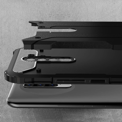 CaseUp Xiaomi Redmi 9 Kılıf Tank Siyah