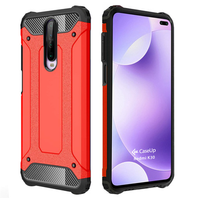 CaseUp Xiaomi Redmi K30 Kılıf Tank Kırmızı