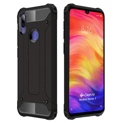 CaseUp Xiaomi Redmi Note 7 Kılıf Tank Siyah