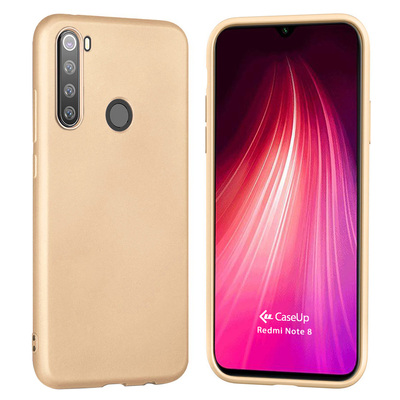 CaseUp Xiaomi Redmi Note 8 Kılıf Matte Surface Gold