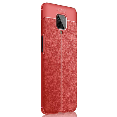 CaseUp Xiaomi Redmi Note 9 Pro Max Kılıf Niss Silikon Kırmızı