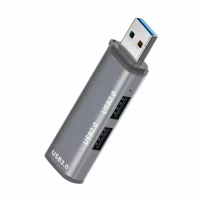 Microsonic 3 Port Hub USB 3.0 Çoğaltıcı Çoklayıcı Gri