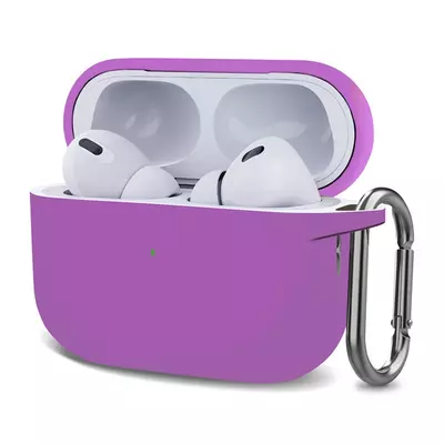 Microsonic AirPods Pro 2.Nesil Kılıf Askılı Mat Silikon Lila