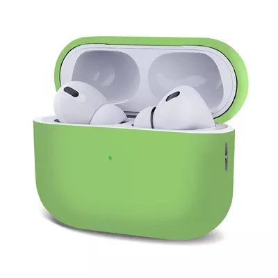 Microsonic AirPods Pro 2.Nesil Kılıf Mat Silikon Açık Yeşil