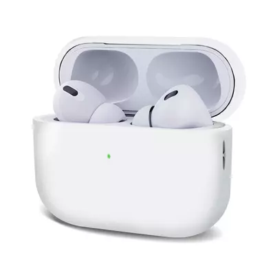 Microsonic AirPods Pro 2.Nesil Kılıf Mat Silikon Beyaz