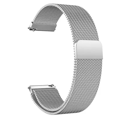 Microsonic Amazfit Balance Milanese Loop Kordon Gümüş
