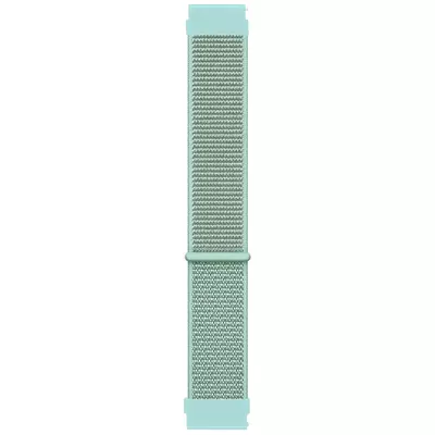 Microsonic Amazfit Bip 3 Hasırlı Kordon Woven Sport Loop Mint Yeşili