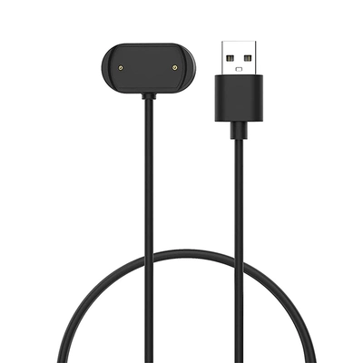 Microsonic Amazfit Bip U Manyetik USB Şarj Kablosu Siyah