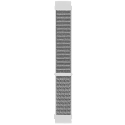 Microsonic Amazfit Cheetat (Square) Hasırlı Kordon Woven Sport Loop Beyaz