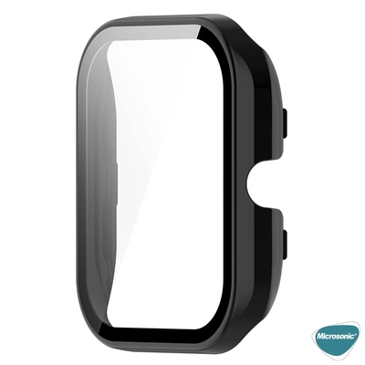Microsonic Amazfit GTS 4 Mini Kılıf Matte Premium Slim WatchBand Siyah