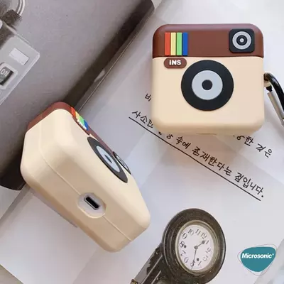 Microsonic Apple AirPods 1. Nesil / 2. Nesil Kılıf Instagram