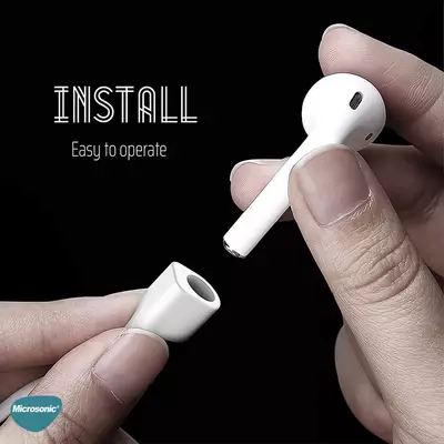 Microsonic Apple AirPods Pro Neck Rope Silicone Beyaz