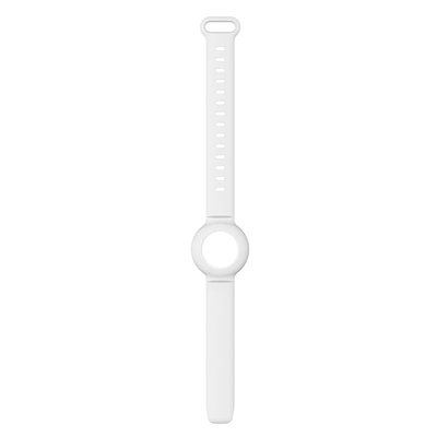 Microsonic Apple AirTag Silicone Sport Band Kordon Beyaz