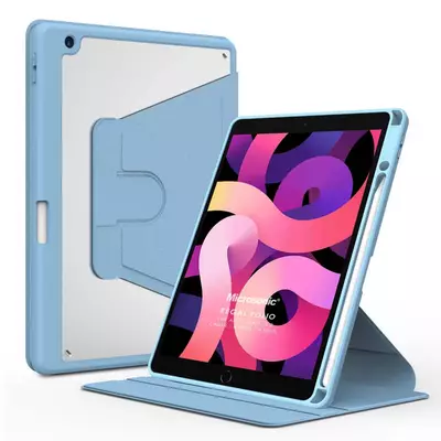 Microsonic Apple iPad 10.2'' 7. Nesil Kılıf (A2197-A2200-A2198) Regal Folio Mavi