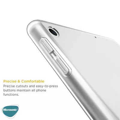 Microsonic Apple iPad 10.2'' 8. Nesil (A2270-A2428-A2429-A2430) Kılıf Transparent Soft Beyaz