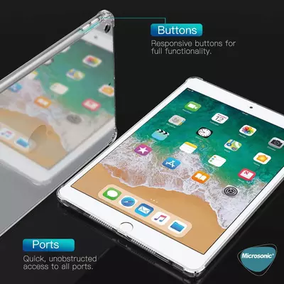 Microsonic Apple iPad 10.2'' 8. Nesil Kılıf (A2270-A2428-A2429-A2430) Shock Absorbing Şeffaf