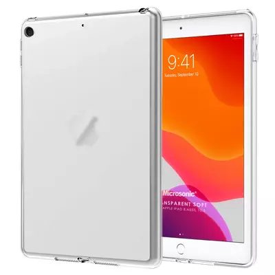 Microsonic Apple iPad 10.2'' 9. Nesil (A2602-A2604-A2603-A2605) Kılıf Transparent Soft Beyaz
