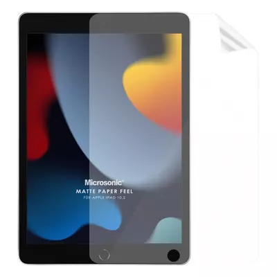 Microsonic Apple iPad 10.2`` 8. Nesil (A2270-A2428-A2429-A2430) Paper Feel Kağıt Dokulu Mat Ekran Koruyucu