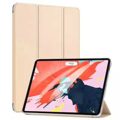 Microsonic Apple iPad 11'' 2018 (A1980-A2013-A1934-A1979) Smart Case ve arka Kılıf Gold