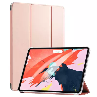 Microsonic Apple iPad 11'' 2018 (A1980-A2013-A1934-A1979) Smart Case ve arka Kılıf Rose Gold