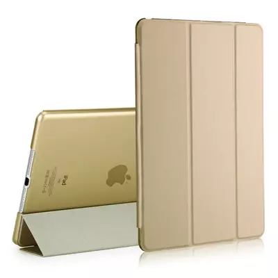 Microsonic Apple iPad 9.7 2018 (A1893-A1954) Smart Case ve arka Kılıf Gold