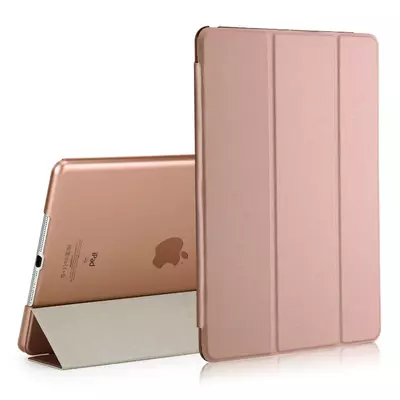 Microsonic Apple iPad 9.7 2018 (A1893-A1954) Smart Case ve arka Kılıf Rose Gold