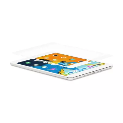 Microsonic Apple iPad 9.7 2018 (A1893-A1954) Tam Kaplayan Temperli Cam Ekran Koruyucu Beyaz