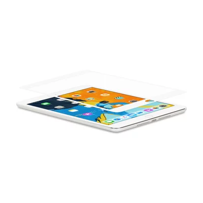 Microsonic Apple iPad Air 2 (A1566-A1567) Tam Kaplayan Temperli Cam Ekran Koruyucu Beyaz