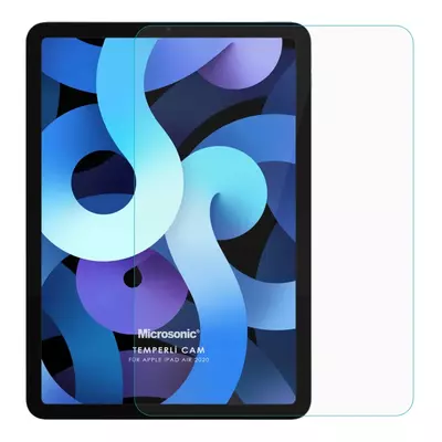 Microsonic Apple iPad Air 4 (2020) Tempered Glass Cam Ekran Koruyucu