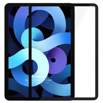 Microsonic Apple iPad Air 5.Nesil 2022 (A2588-A2589-A2591) Tam Kaplayan Ekran Koruyucu Siyah