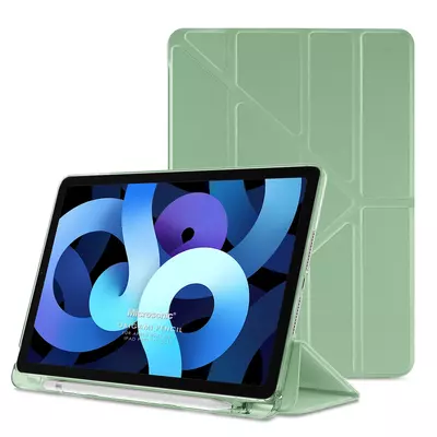 Microsonic Apple iPad Air 5.Nesil 2022 Kılıf (A2588-A2589-A2591) Origami Pencil Açık Yeşil