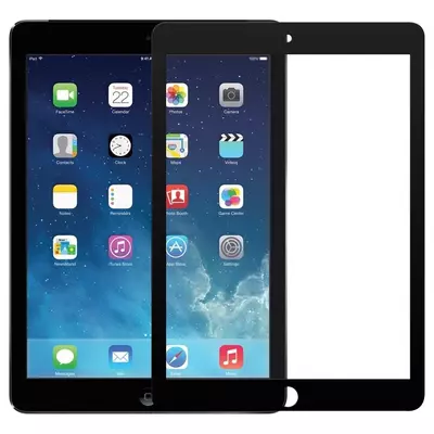 Microsonic Apple iPad Air (A1474-A1475-A1476) Tam Kaplayan Temperli Cam Ekran Koruyucu Siyah