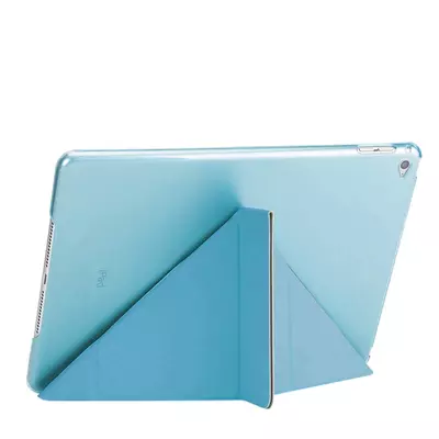 Microsonic Apple iPad Mini 4 (A1538-A1550) Folding Origami Design Kılıf Turkuaz