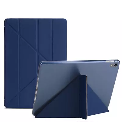 Microsonic Apple iPad Pro 11'' 2018 (A1980-A2013-A1934-A1979) Folding Origami Design Kılıf Lacivert