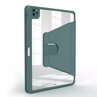 Microsonic Apple iPad Pro 11 2020 2.Nesil Kılıf (A2228-A2068-A2230) Regal Folio Koyu Yeşil