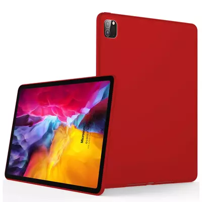 Microsonic Apple iPad Pro 11'' 2021 3. Nesil Kılıf (A2377-A2459-A2301-A2460) Matte Silicone Kırmızı