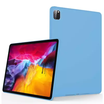Microsonic Apple iPad Pro 11'' 2021 3. Nesil Kılıf (A2377-A2459-A2301-A2460) Matte Silicone Mavi