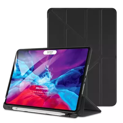 Microsonic Apple iPad Pro 11'' 2021 3. Nesil Kılıf (A2377-A2459-A2301-A2460) Origami Pencil Siyah