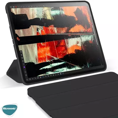 Microsonic Apple iPad Pro 11'' 2021 3. Nesil Kılıf (A2377-A2459-A2301-A2460) Smart Leather Case Gold