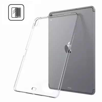 Microsonic Apple iPad Pro 12.9'' 2018 (A1876-A2014-A1895-A1983) Kılıf Transparent Soft Beyaz