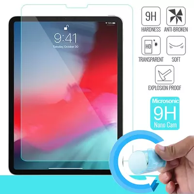 Microsonic Apple iPad Pro 12.9'' 2018 (A1876-A2014-A1895-A1983) Nano Cam Ekran koruyucu
