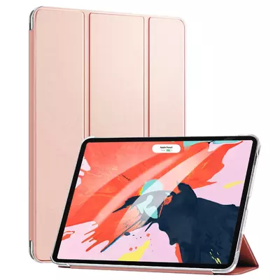 Microsonic Apple iPad Pro 12.9'' 2018 (A1876-A2014-A1895-A1983) Smart Case ve arka Kılıf Rose Gold