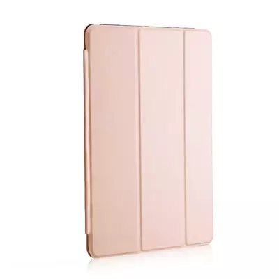 Microsonic Apple iPad Pro 12.9'' 2021 5. Nesil Kılıf (A2378-A2461-A2379-A2462) Slim Translucent Back Smart Cover Rose Gold