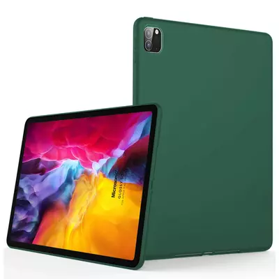Microsonic Apple iPad Pro 12.9`` 2022 6. Nesil Kılıf (A2436-A2764-A2437-A2766) Matte Silicone Yeşil