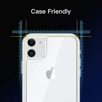 Microsonic Apple iPhone 11 (6.1'') Arka Temperli Cam Ekran Koruyucu